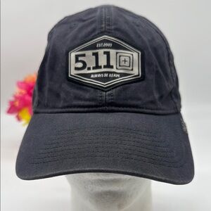 5.11 Tactical Black Baseball Hat with Logo HT7633F